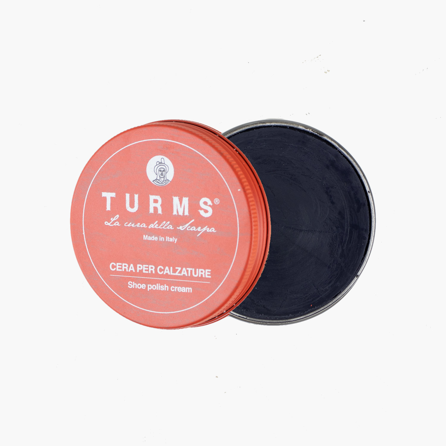 Black polish shoe cream
