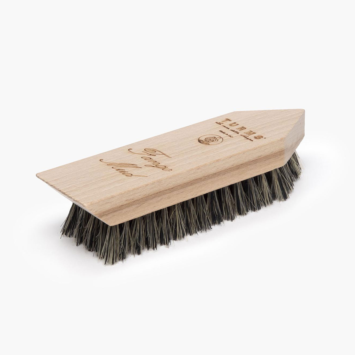 Mud brush shoe care clear wood