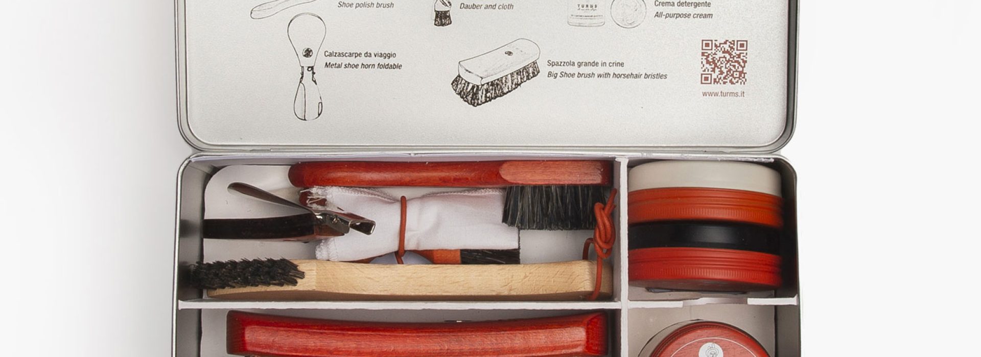 shoecare kit open