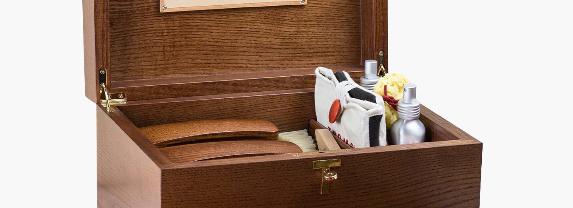 Ashwood Wooden Case Shoe Care